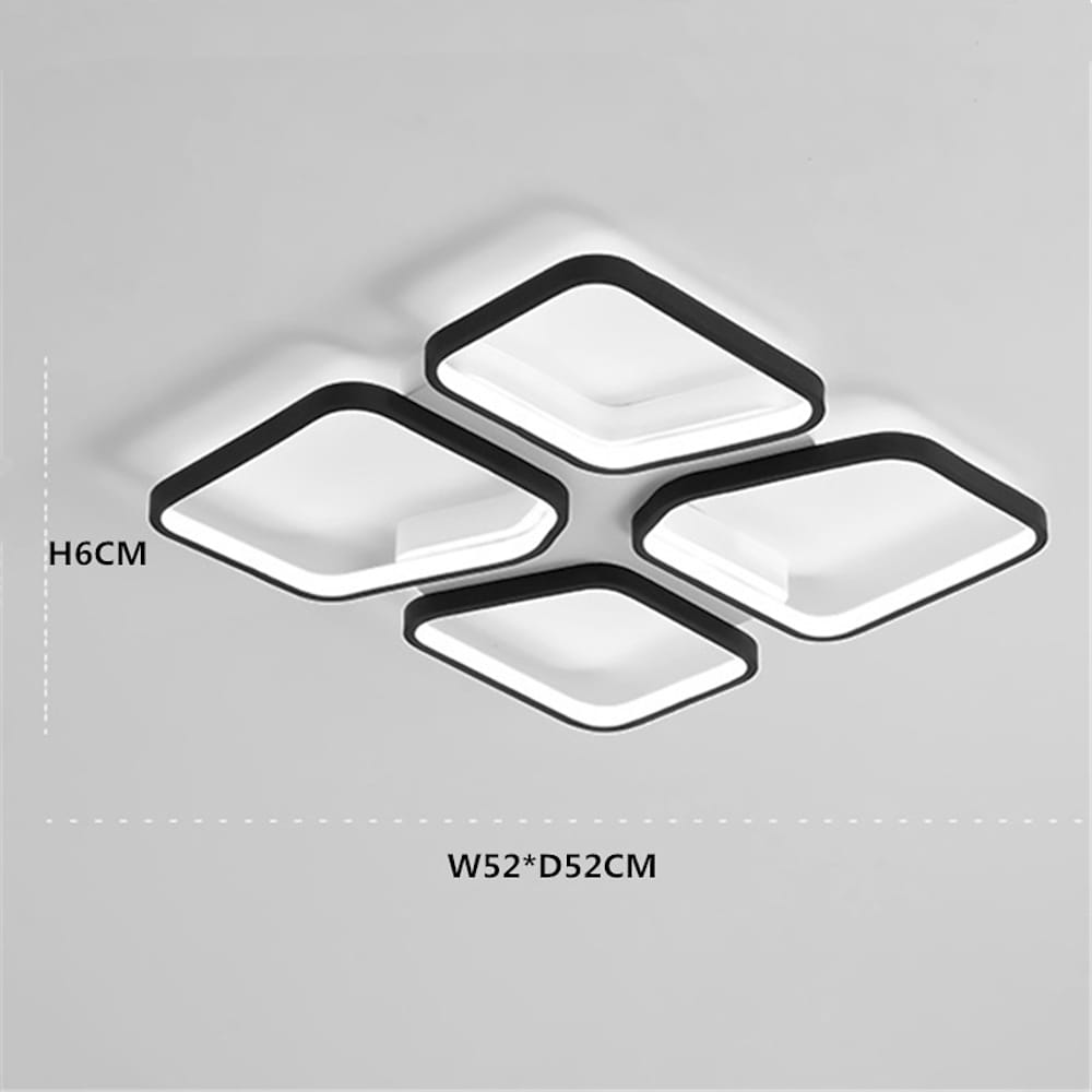 Geometric Arbitrary Flush Mount Ceiling Light Silica Gel LED Light