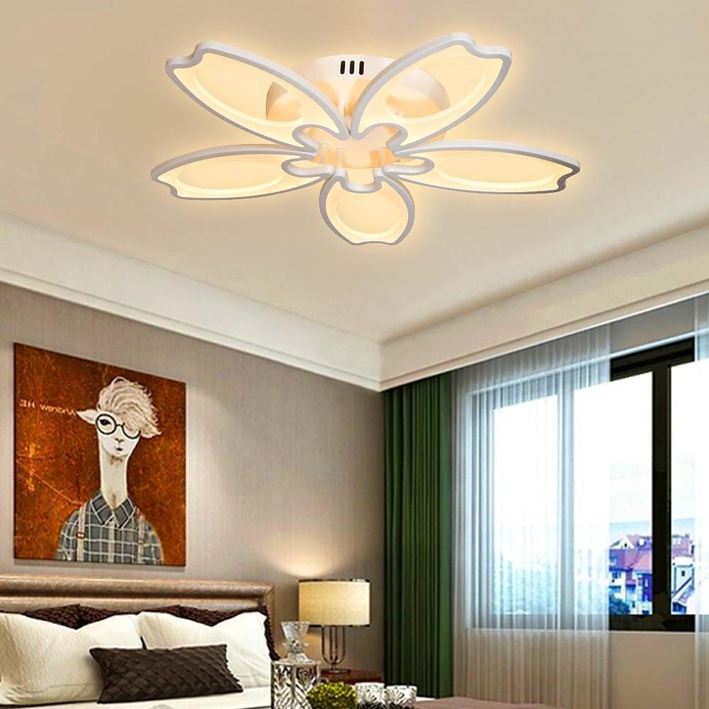 Flower Novelty Flush Mount Ceiling Light Fixtures Modern LED Ceiling Light