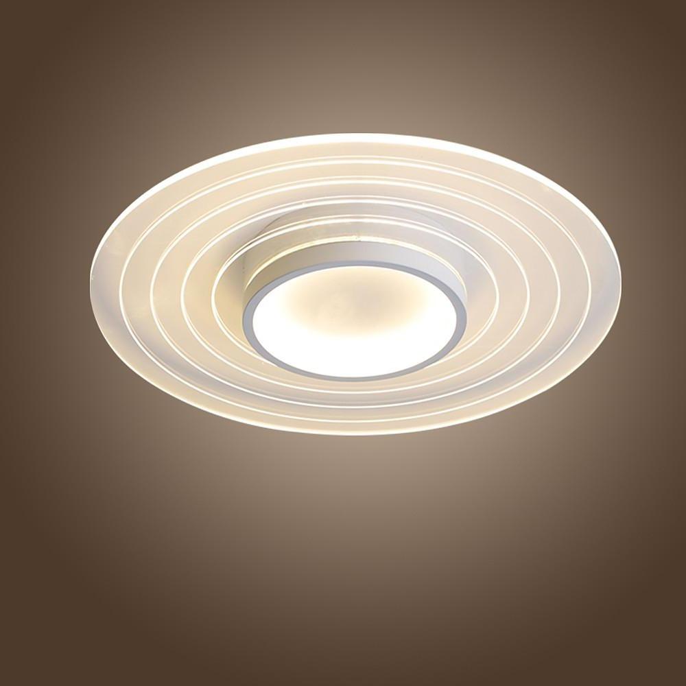 Multiple Circles Dimmable LED Modern Flush Mount Lighting Ceiling Lights