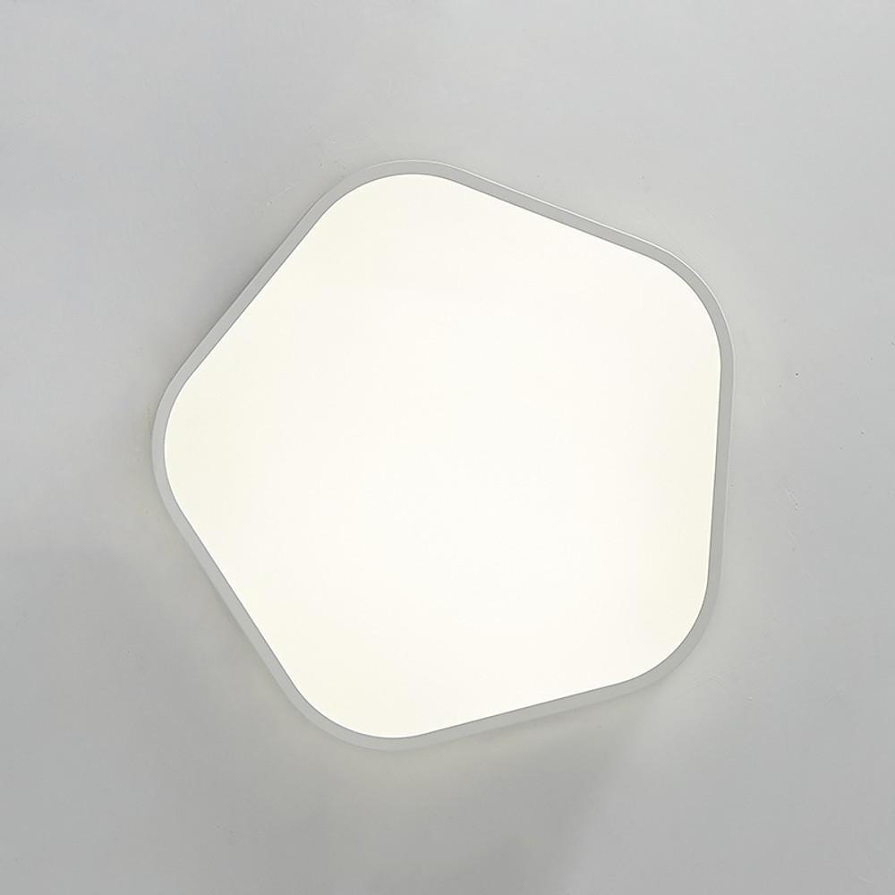 Hexagon Flush Mount Light Fixture Minimalist LED Ceiling Light