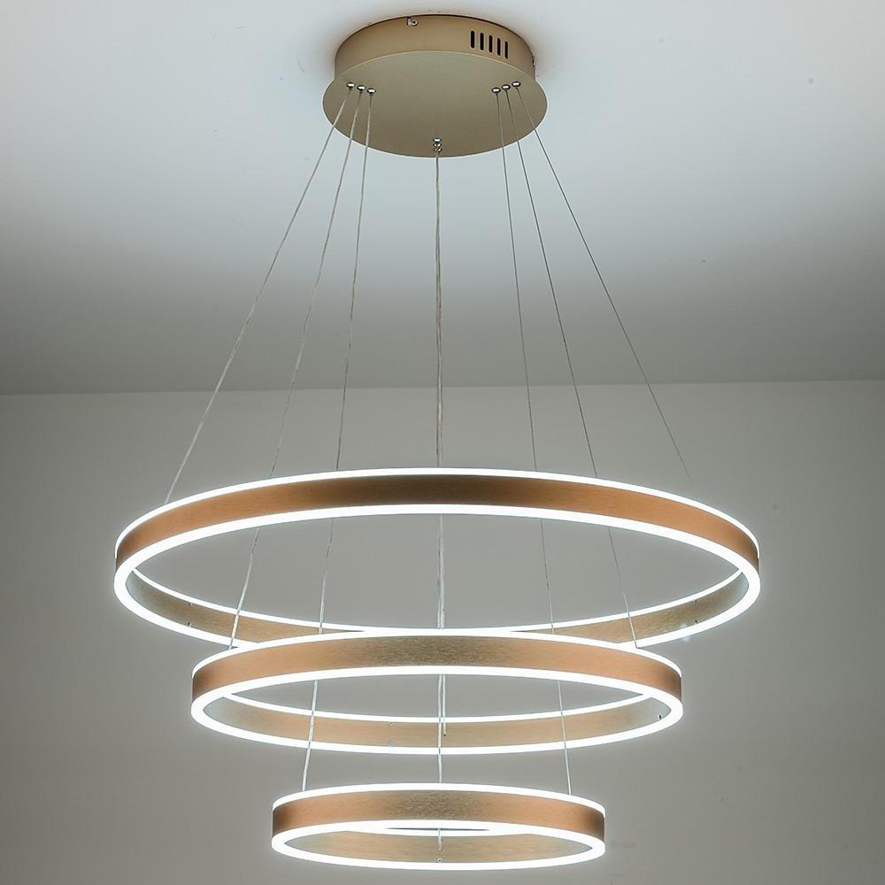 Modern Circle Foyer Chandelier Ideas Aluminum Kitchen Dining Room Ceiling Light