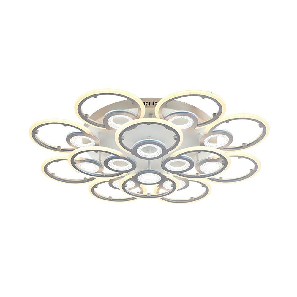 Ring Display Metal Geometric Style Design Flush Mount Lighting LED Bedroom Ceiling Lights