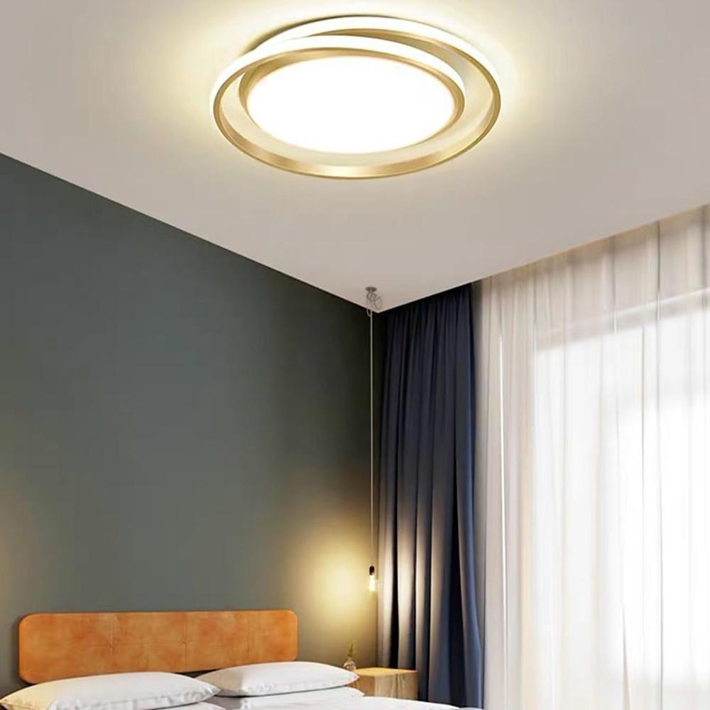 Creative Circular LED Modern Ceiling Lights Flush Mount Lighting