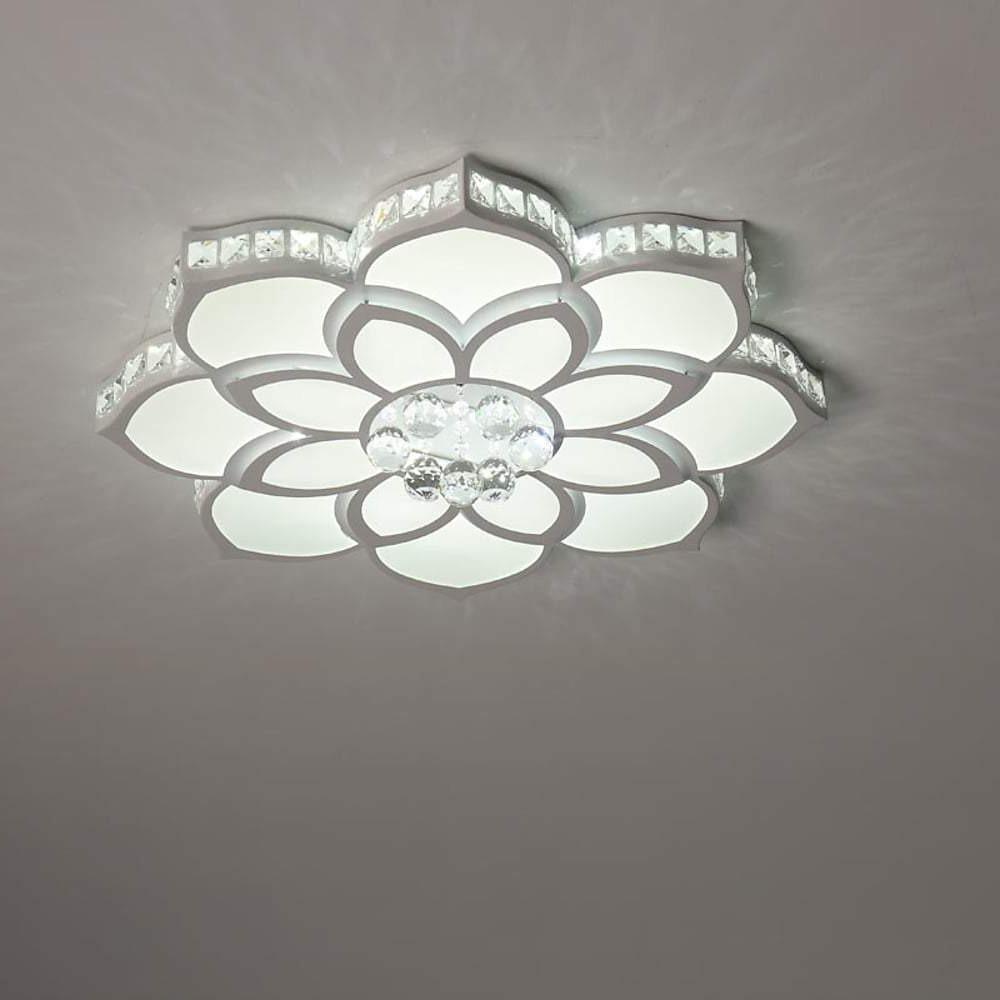 Flower Shaped Dimmable LED Modern Flush Mount Lighting Ceiling Lights